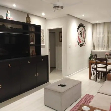 FAN Guarujá lado praia 2 Dorm WI-FI ,NETFLIX, mobiliado, Ar, vaga, 7pessoas-3